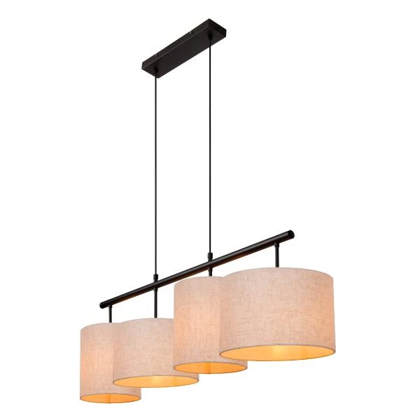 Lucide MAYA - Pendant light - 4xE27 - Cream - detail 4